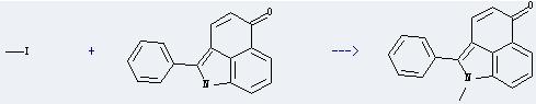 2-Phenyl-1H-benzo[cd]indol-5-one can be used to produce 1-Methyl-2-phenyl-1H-benzo[cd]indol-5-one